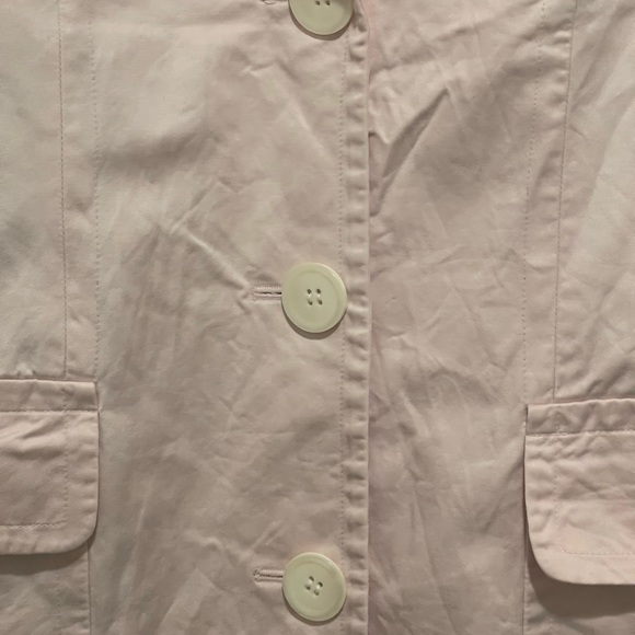 Vintage Casual Corner Pale Pink Trenchcoat Size Small - Picture 8 of 11